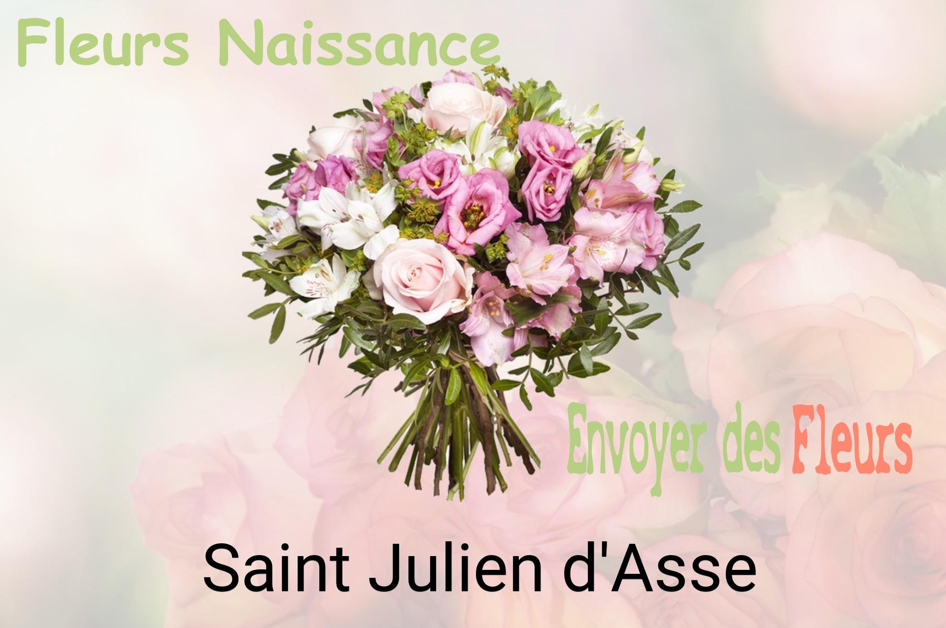 Bouquet de fleurs de naissance livré à Saint-Julien-d'Asse